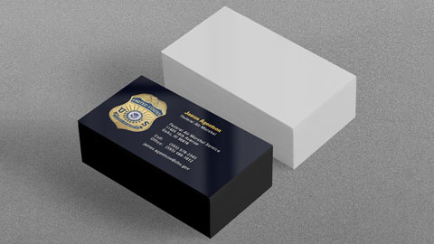 16pt Front UV Business Cards