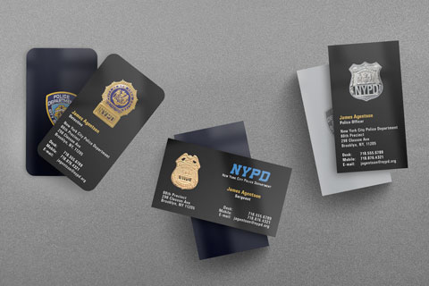 NYPD Business Cards NYPD Police Business Card