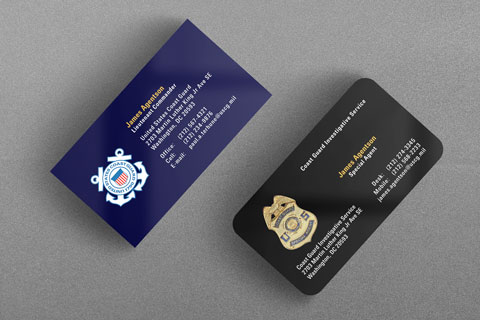 USCG and CGIS Business Cards USCG and CGIS business cards