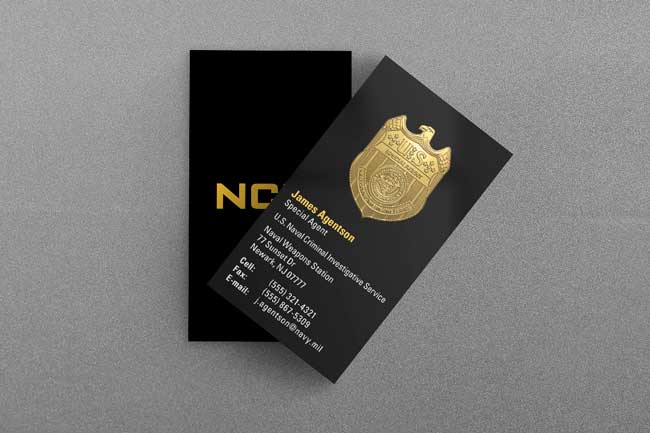 NCIS Business Cards U.S. Naval Criminal Investigative Service Business Card
